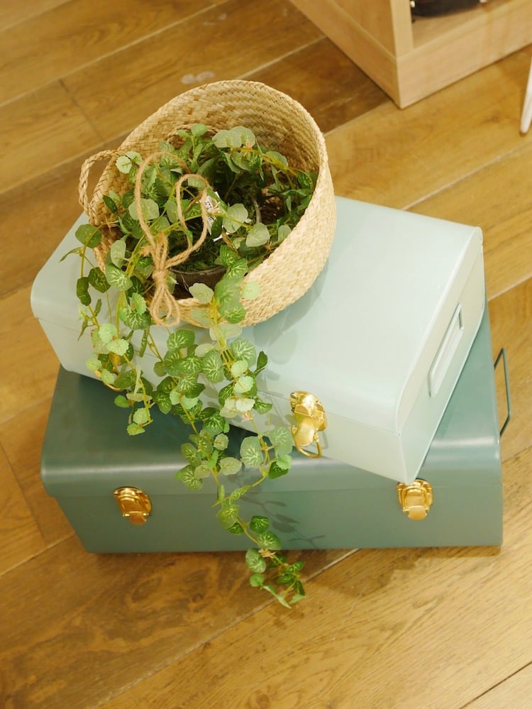 chambre cosy maison du monde valise vinateg mint menthe