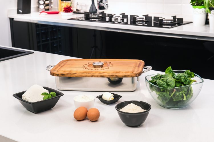 Lasagnera plat lasagne miroir lagostina accessoires de cuisine design