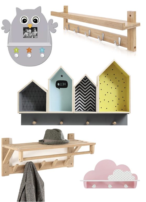 etagere patere enfant maisonnette hibou deco blog