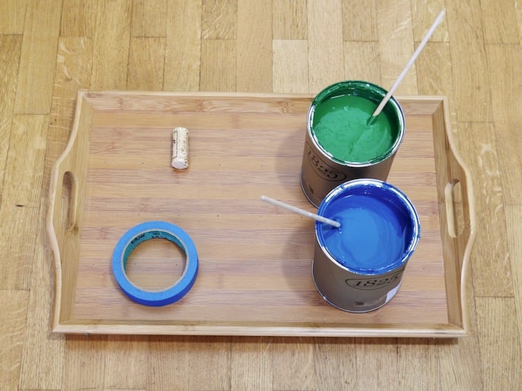 DIY plateau petit dejeuner personnalisé