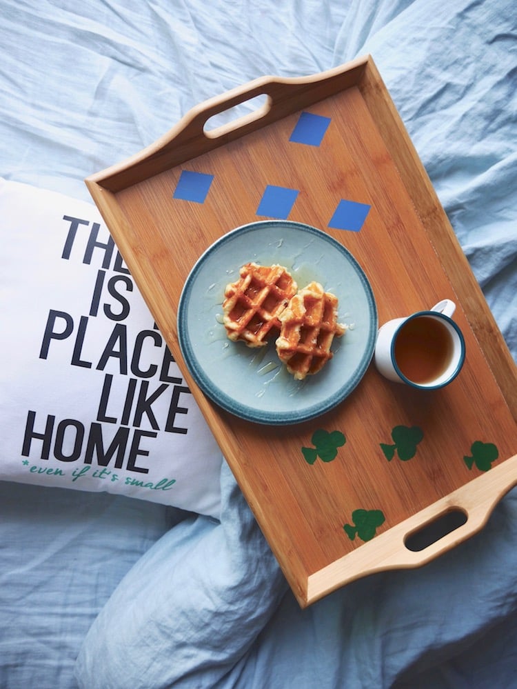 DIY plateau petit dejeuner personnalisé