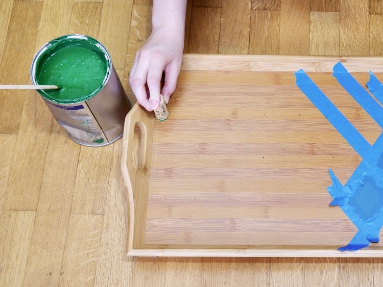 tampon bouchon liège plateau petit dejeuner personnalisé