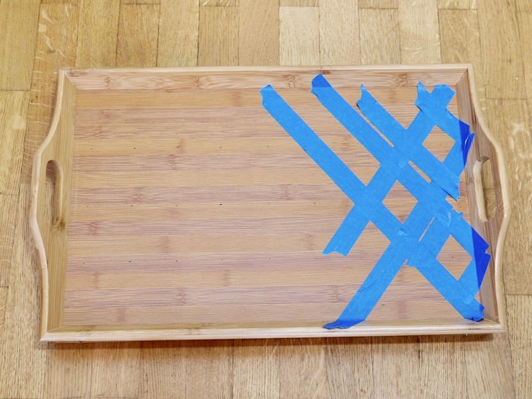 DIY plateau petit dejeuner personnalisé