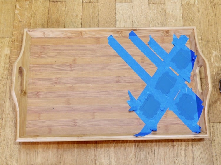 plateau petit dejeuner personnalisé peinture 1825