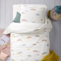 idées cadeaux enfant deco housse de couette parure nuages