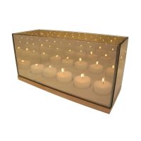 idee cadeaux homme noel photophore quintuple a reflexion or klevering