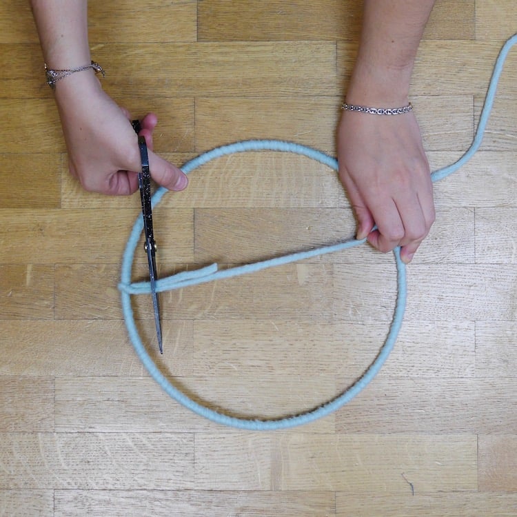 laine enfant mobile diy