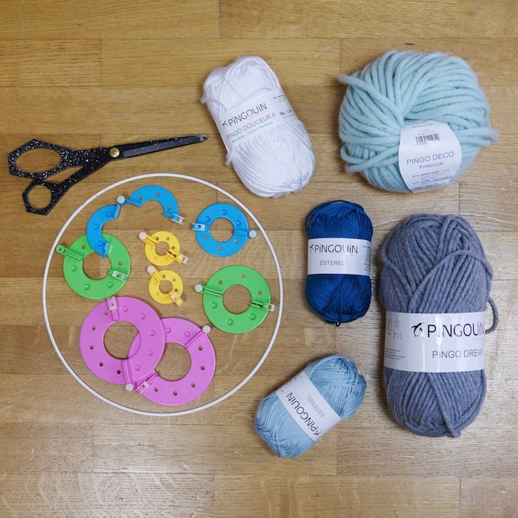 mobile diy confection materiel laine blog deco decoraion do it yourself