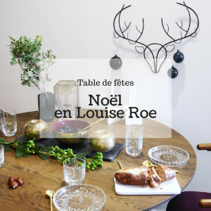 table de fête noël around the corner scandinave