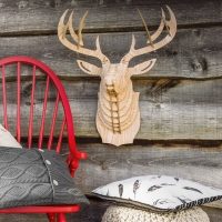 idées cadeaux homme trophee en bois