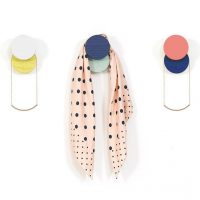 patere lou corail et bleu indigo