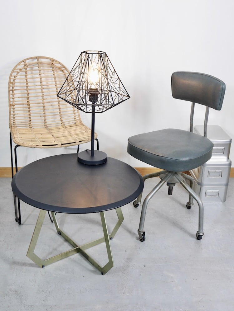 comment creer un salon style industriel decoration