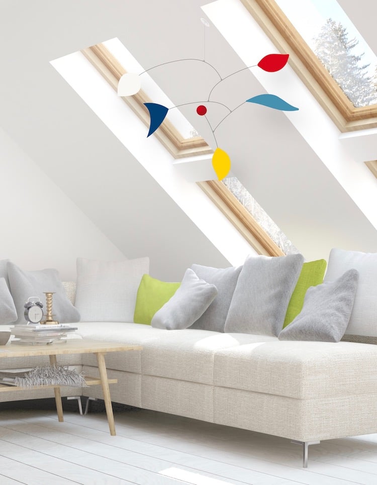 virvoltan mobile pour adulte calder chalet salon velux sous les toits