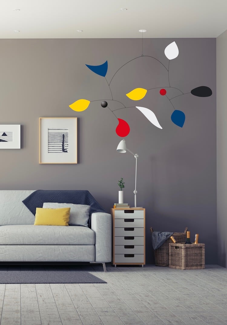 virvoltan mobile pour adulte calder arty design sculpture volante