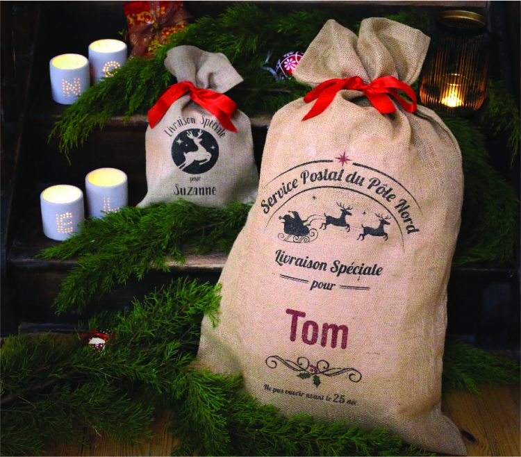 hotte noel déco enfant made in france