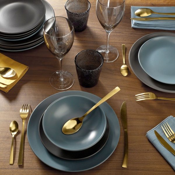 couverts dorés laiton table noel deco fourchette or