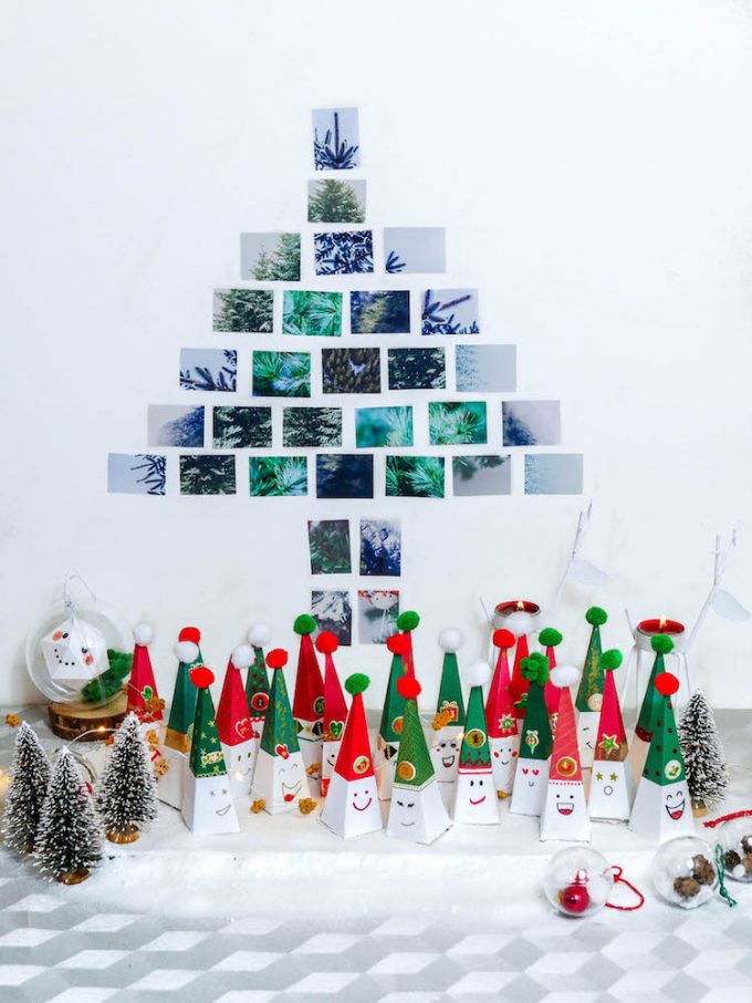 fabrication calendrier de l avant sapin