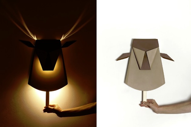 déco tête de cerf murale