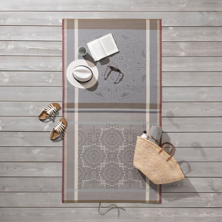 serviette jacquard français nid abeille