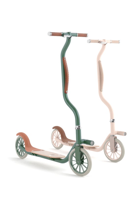 article de sport design transport trottinette la galoche hipster