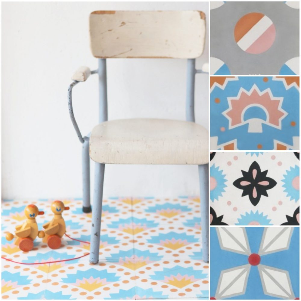 carreaux de ciment pas cher colore petit pan