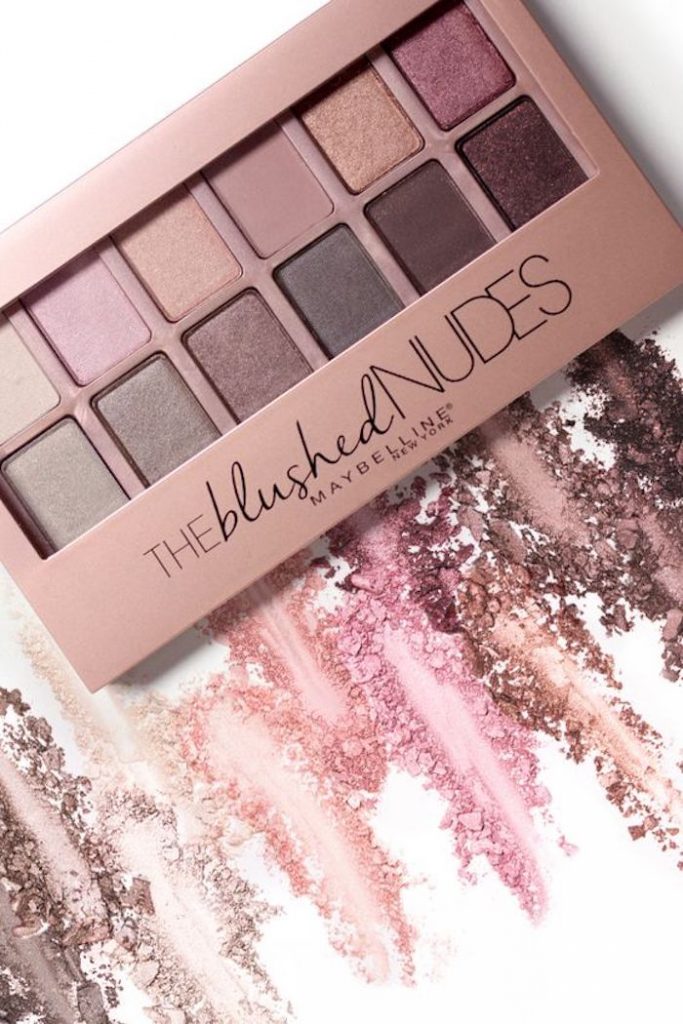 deco rose poudre palette nudes maybelline palette gold nude marron gris taupe violet rose maquillage nude creamy