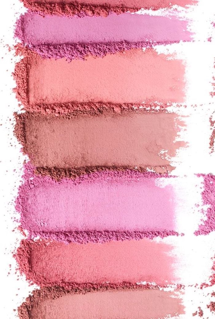 deco rose poudre blush couleurs palette maquillage nude maquillage tendance rose orange marron beige orange pêche