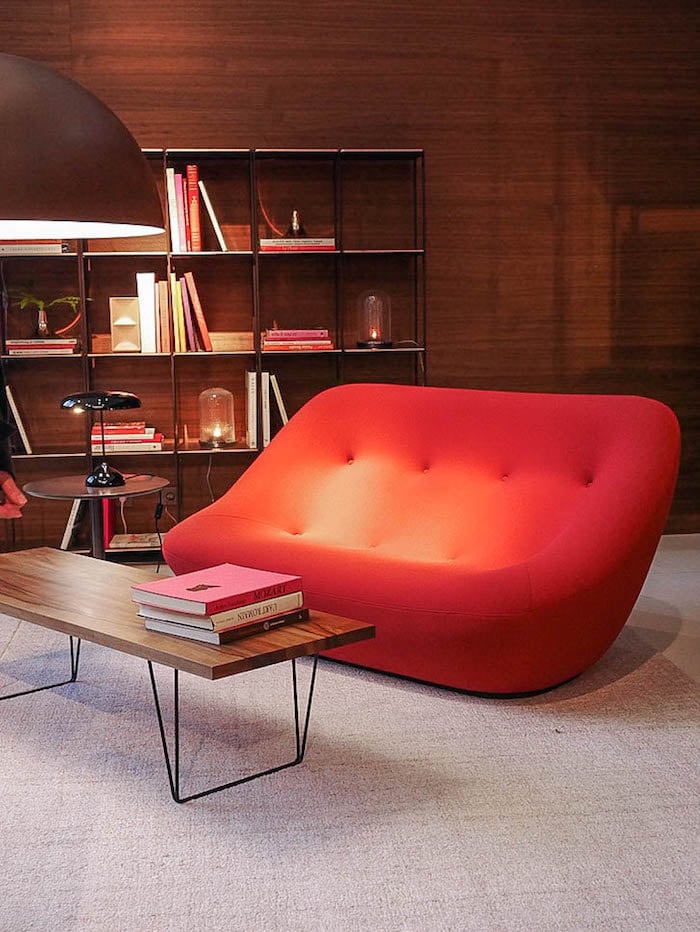maisonobjet paris 2018 canape rouge ligne roset tendances deco