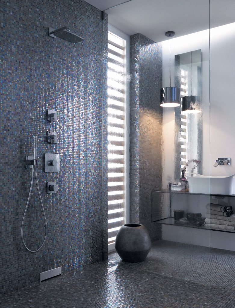 douche italienne brillante grise blog deco astuce