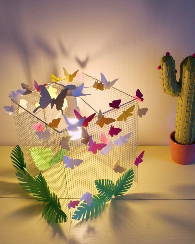 lampe oiseaux en cage volière à faire soi meme modele patron tutoriel