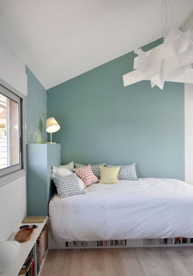 couleur de chambre bleu turquoise