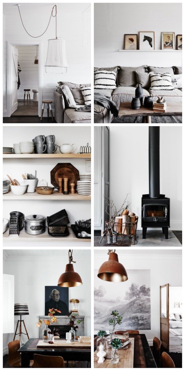 mini maison champêtre decoration style scandinave vintage salon