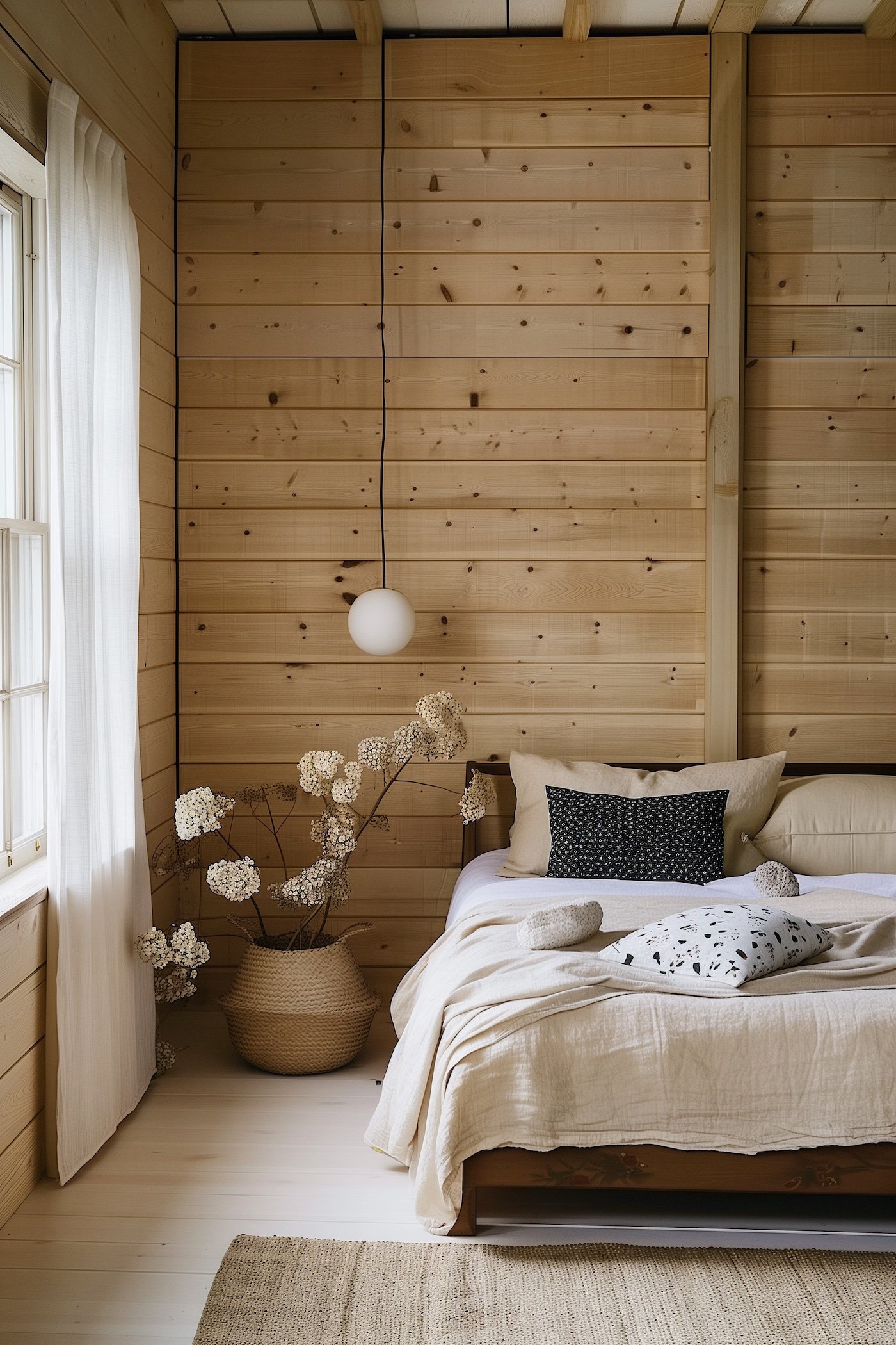 chambre style japandi épurée zen design