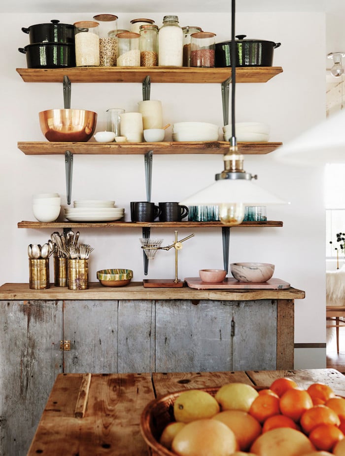 ancienne ferme rénovée cuisine rustique moderne blog deco