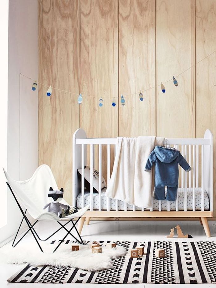 deco ethnique tapis bois chambre enfant