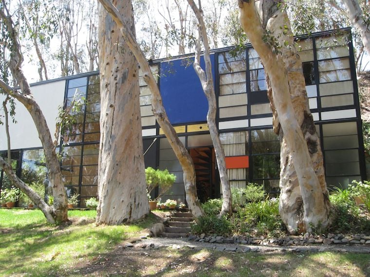 maison eames los angeles facade tableau mondrian