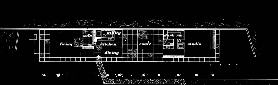 maison Eames plan architecture case study house