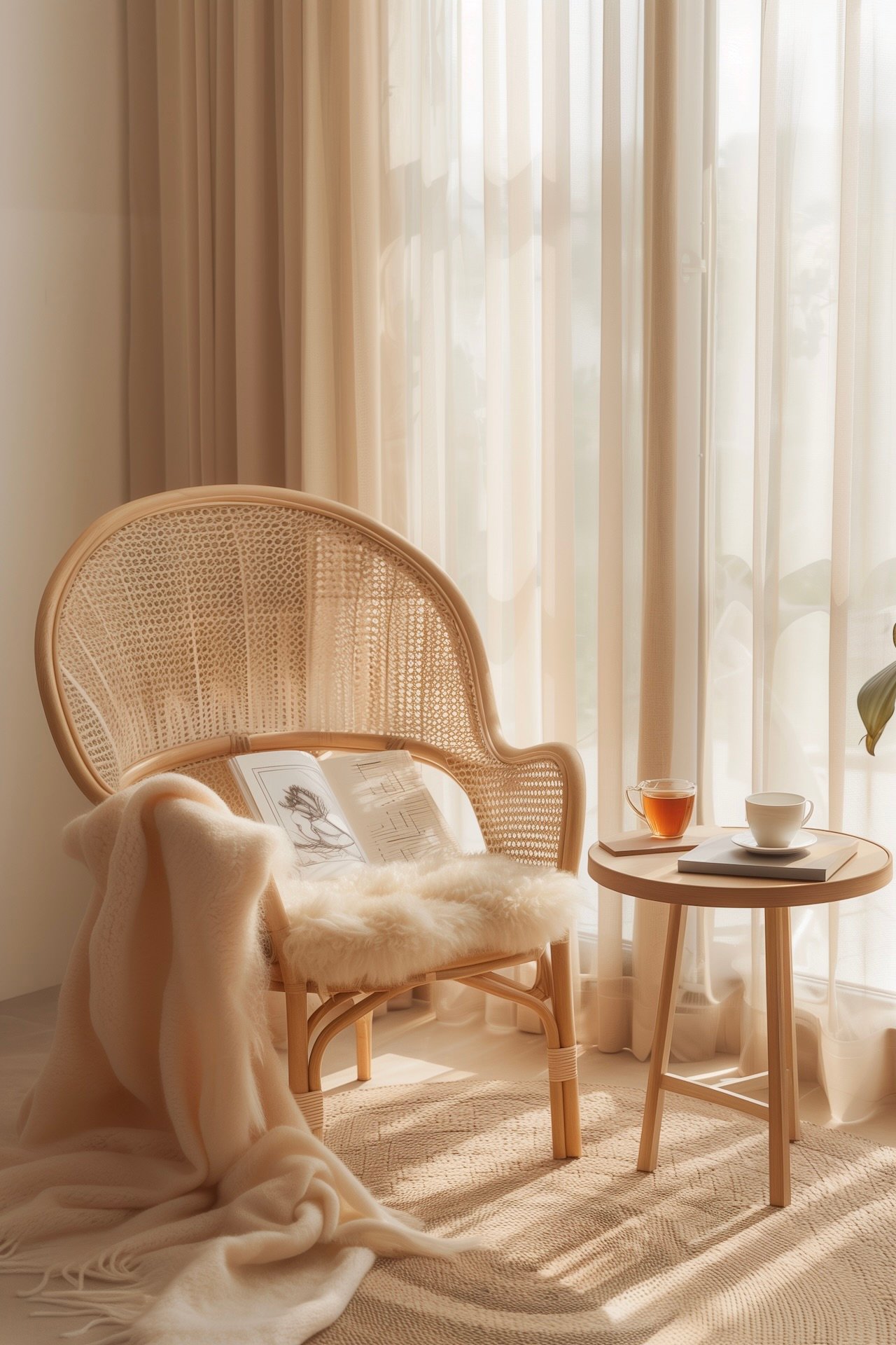 comment apporter cosy décoration minimaliste neutre beige