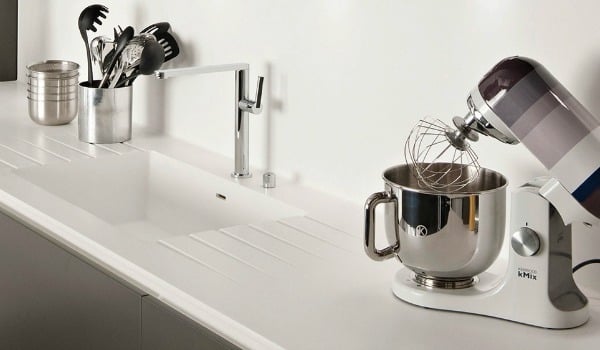 darty cuisine corian plan de travail lavabo integre resine minerale