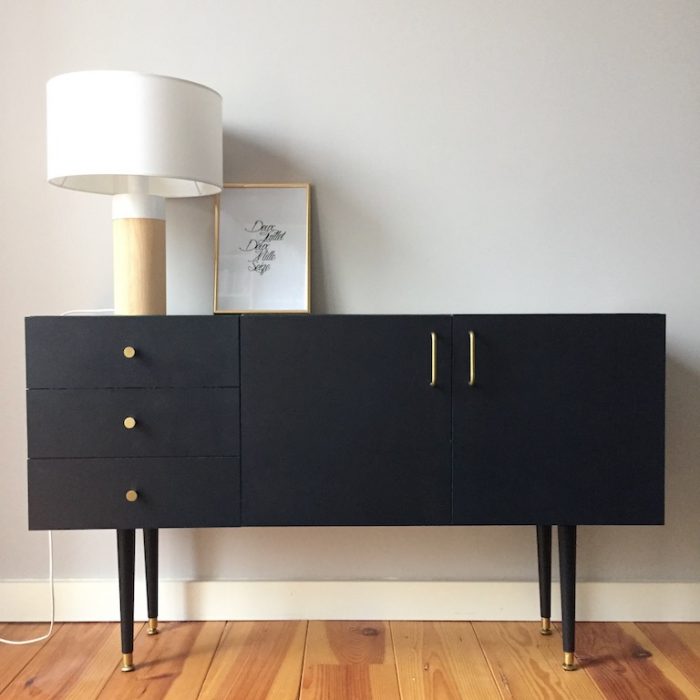 diy buffet vintage tutoriel fabrication notice style annees 50