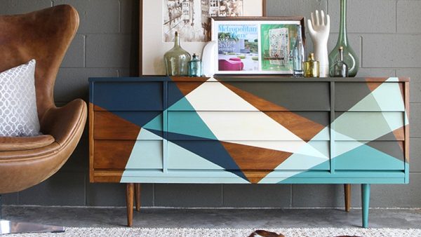 repeindre buffet diy scandinave peint idee inspiration deco blog