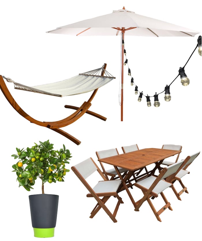 terrasse et jardin guinguette table guirlande cosy bucolique blog deco design