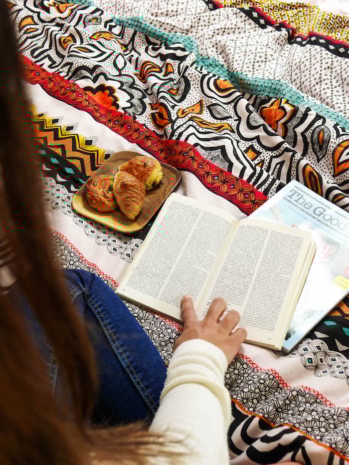 idee fete des meres cadeaux lit parure de lit maman