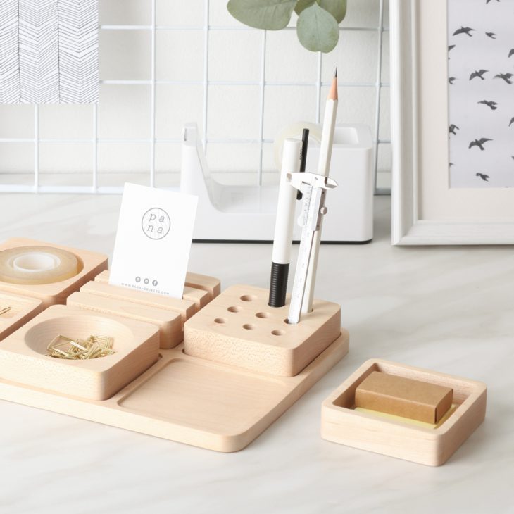 pana objects bois blog deco stationnery fourniture boite bureau rangement tofu