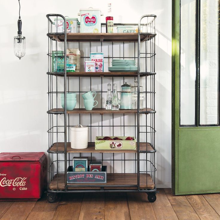 deco recup vintage retro cuisine démontable amovible industrielle meuble roue blog déco clemaroundthecorner
