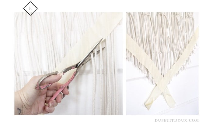 décoration mural en ficelle style indien tissage mural clem around the corner