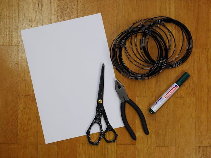 prenom fil de fer tuto diy materiel pince tutoriel idee deco enfant porte