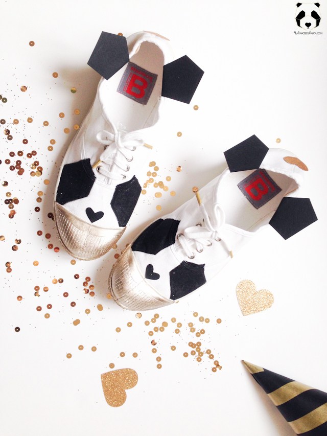 comment customiser ses chaussures diy coeur