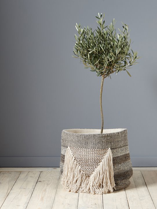 grand panier cache pot bohme deco a franges blog clemaroundthecorner