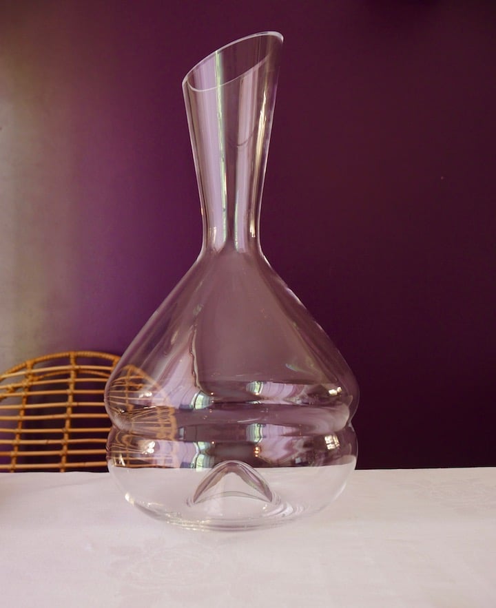 avis carafe a vin macaron chef et sommelier bordeaux mur prune violet aubergine